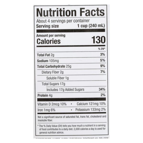 Pacific Natural Foods Oat Original - Organic - Case Of 12 - 32 Fl Oz.