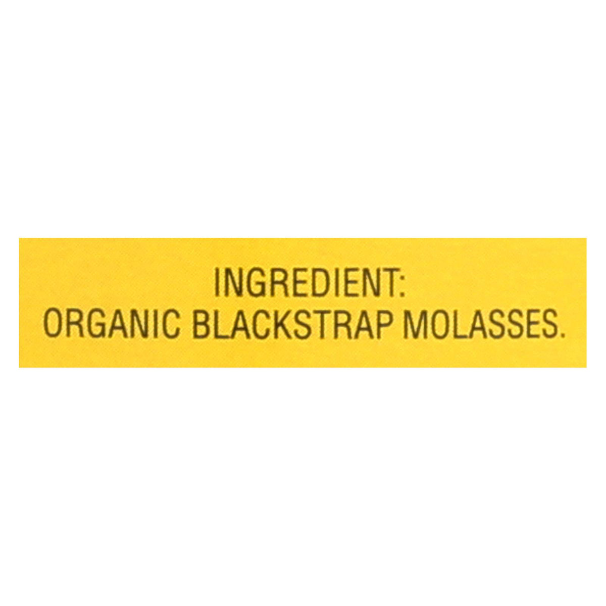 Plantation Organic Blackstrap Molasses Syrup - Case Of 12 - 15 Oz.