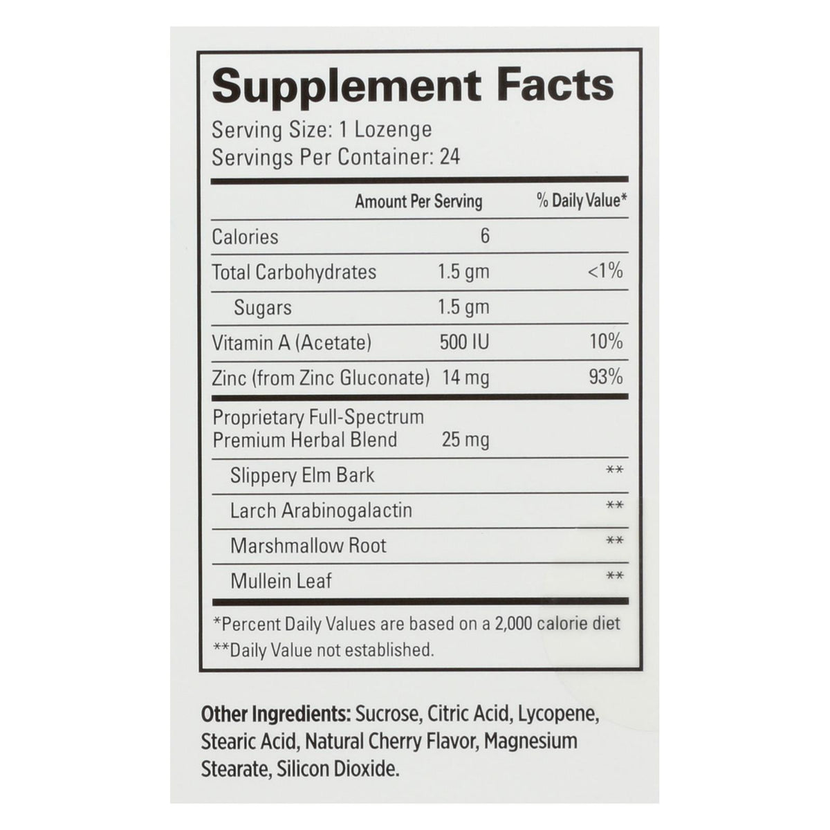 Quantum Research Cold Season Plus Zinc - Cherry - 24 Lozenges