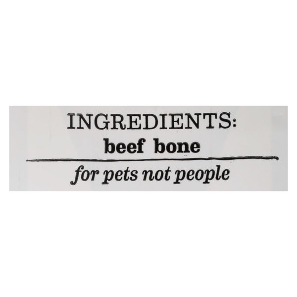 Happy N Healthy Pet - Dog Bone Beef Medium - Case Of 6 - 1 Ct