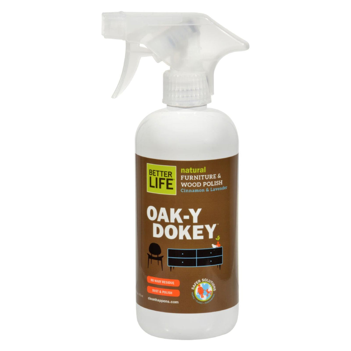 Better Life Oaky Doky Wood Cleaner And Polish - 16 Fl Oz