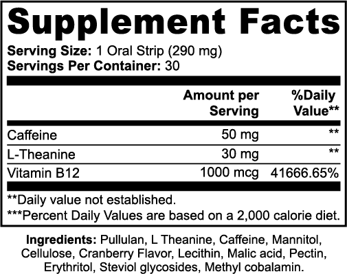 Energy Strips - Organic OTC