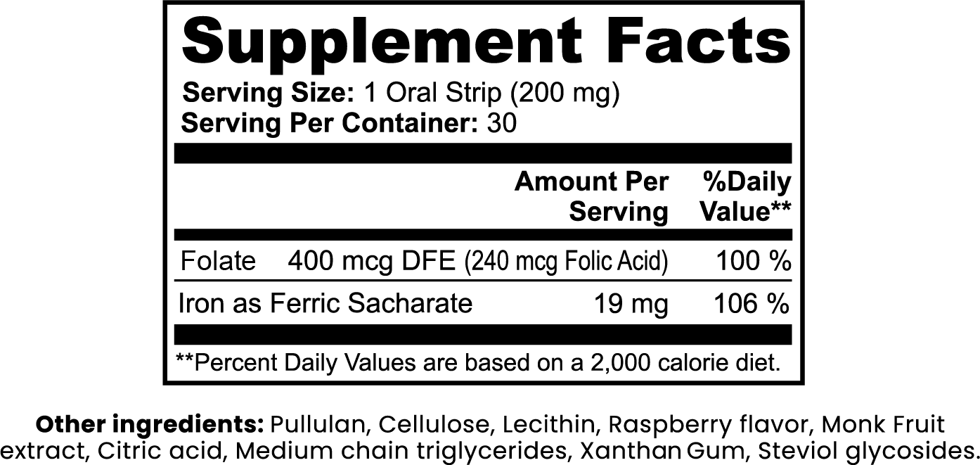 Iron Strips - Organic OTC