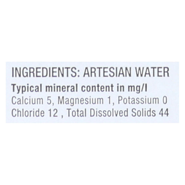 Voss Water Artesian Water - Still - Case Of 12 - 28.74 Oz.