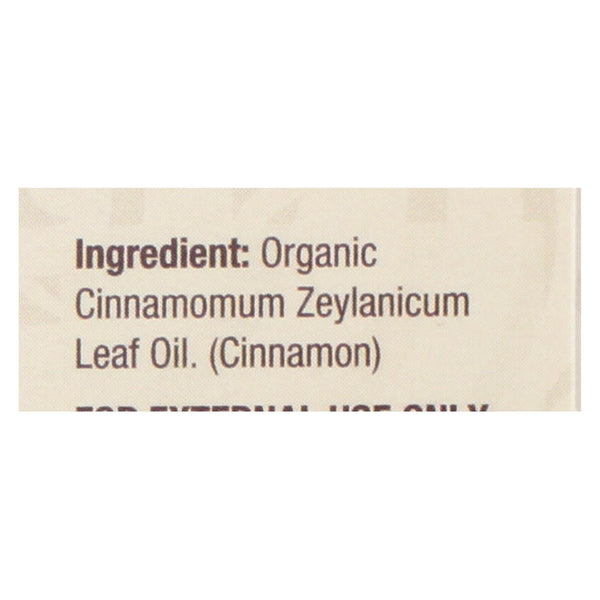 Nature's Answer - Organic Essential Oil - Cinnamon - 0.5 Oz.