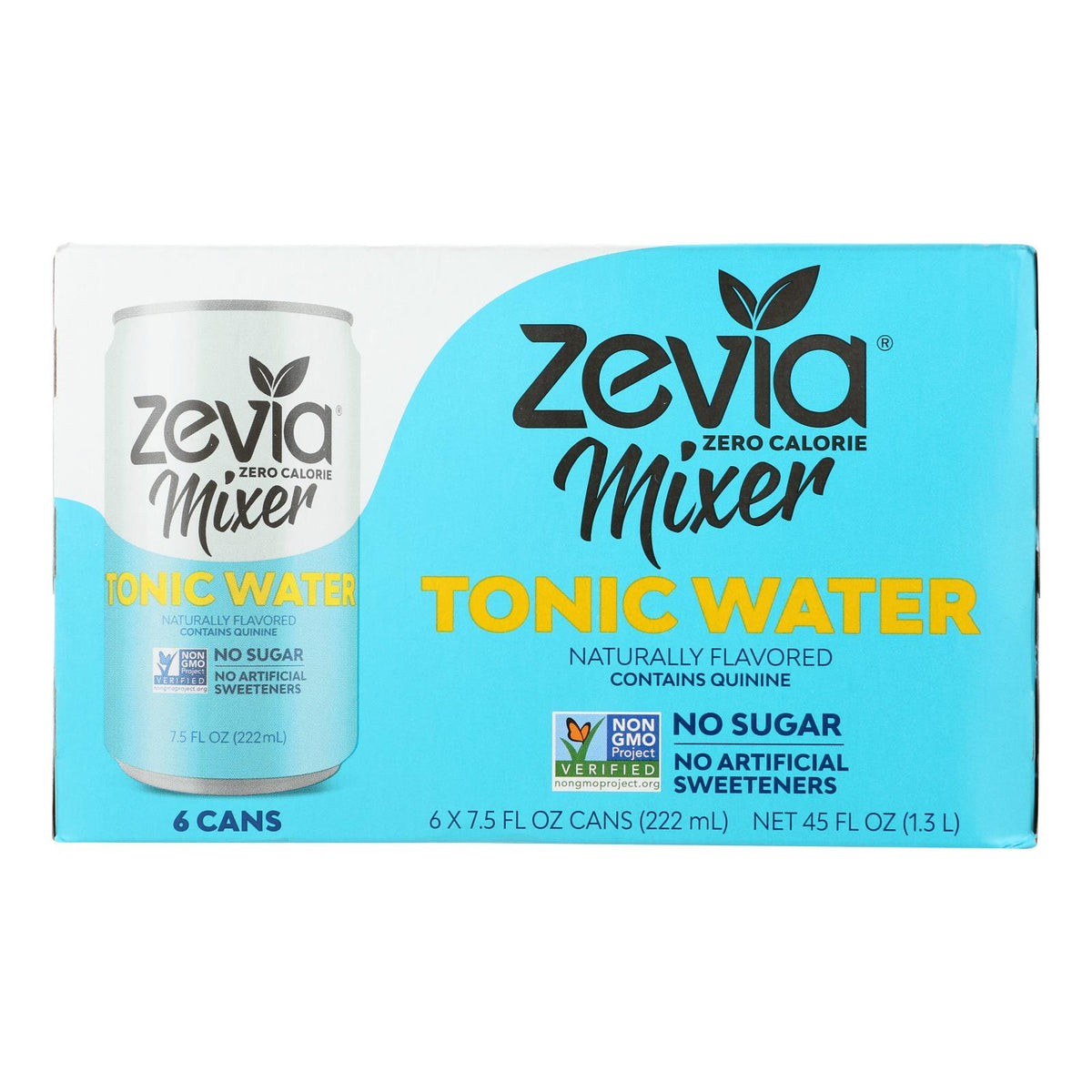 Zevia Zero Calorie Mixer - Tonic Water - Case Of 4 - 6/7.5 Fl Oz