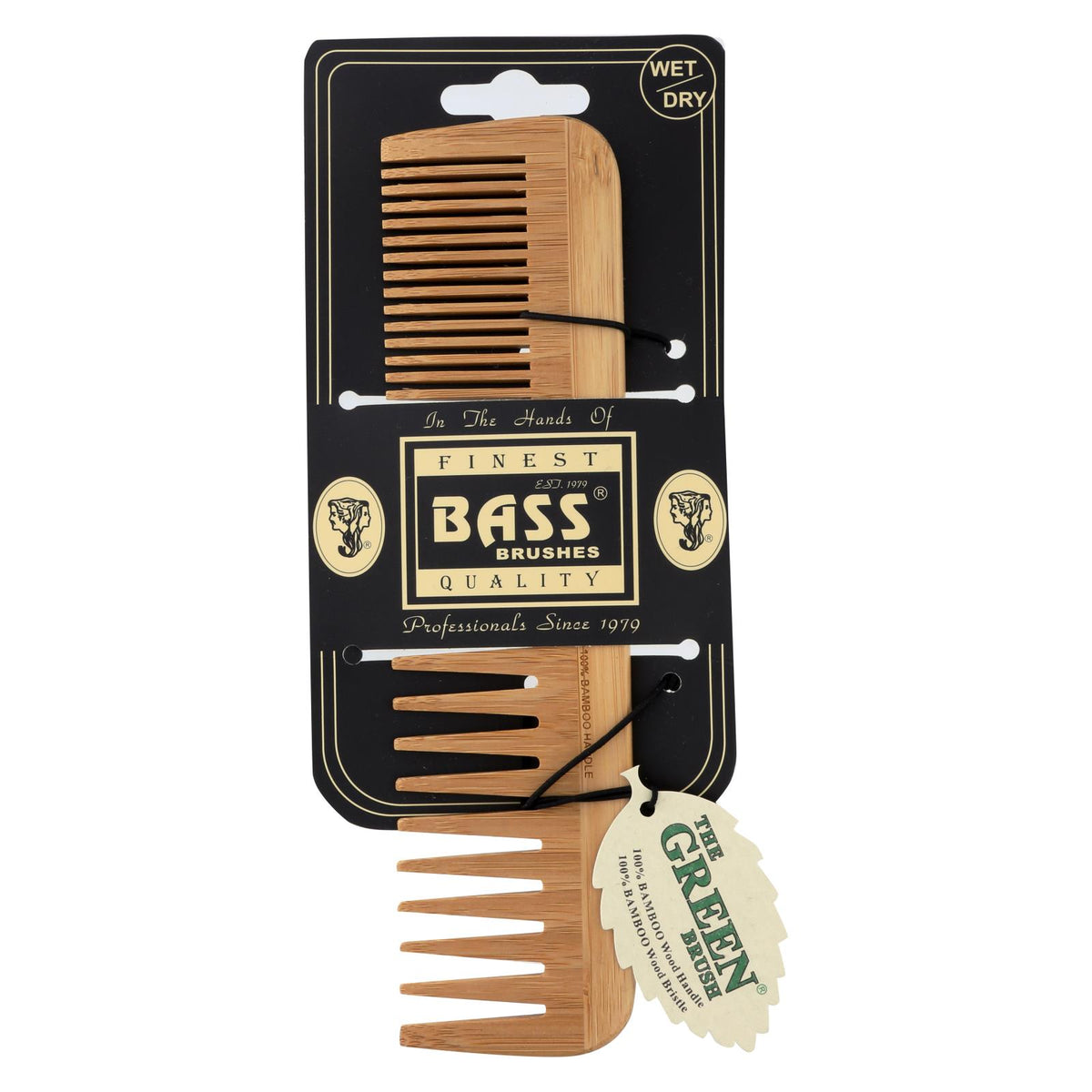 Bass Brushes Wet And Dry Comb  - 1 Each - Ct