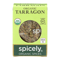 Spicely Organics - Organic Tarragon - Case Of 6 - 0.1 Oz.