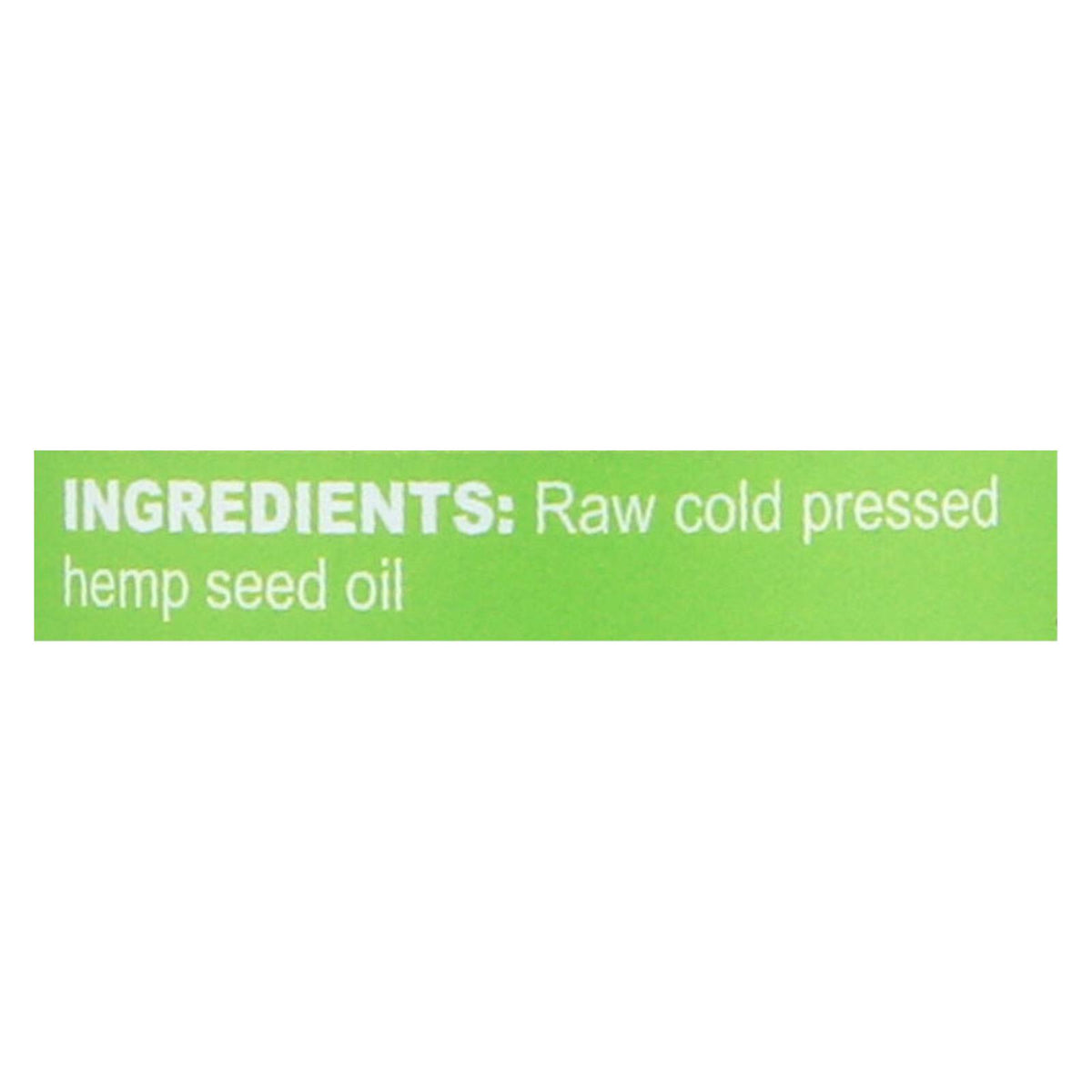 Manitoba Harvest Unrefined Cold Pressed Hemp Oil  - 1 Each - 12 Fz