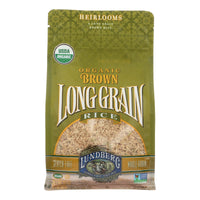 Lundberg Family Farms Organic Brown Long Grain Rice - Case Of 6 - 2 Lb.