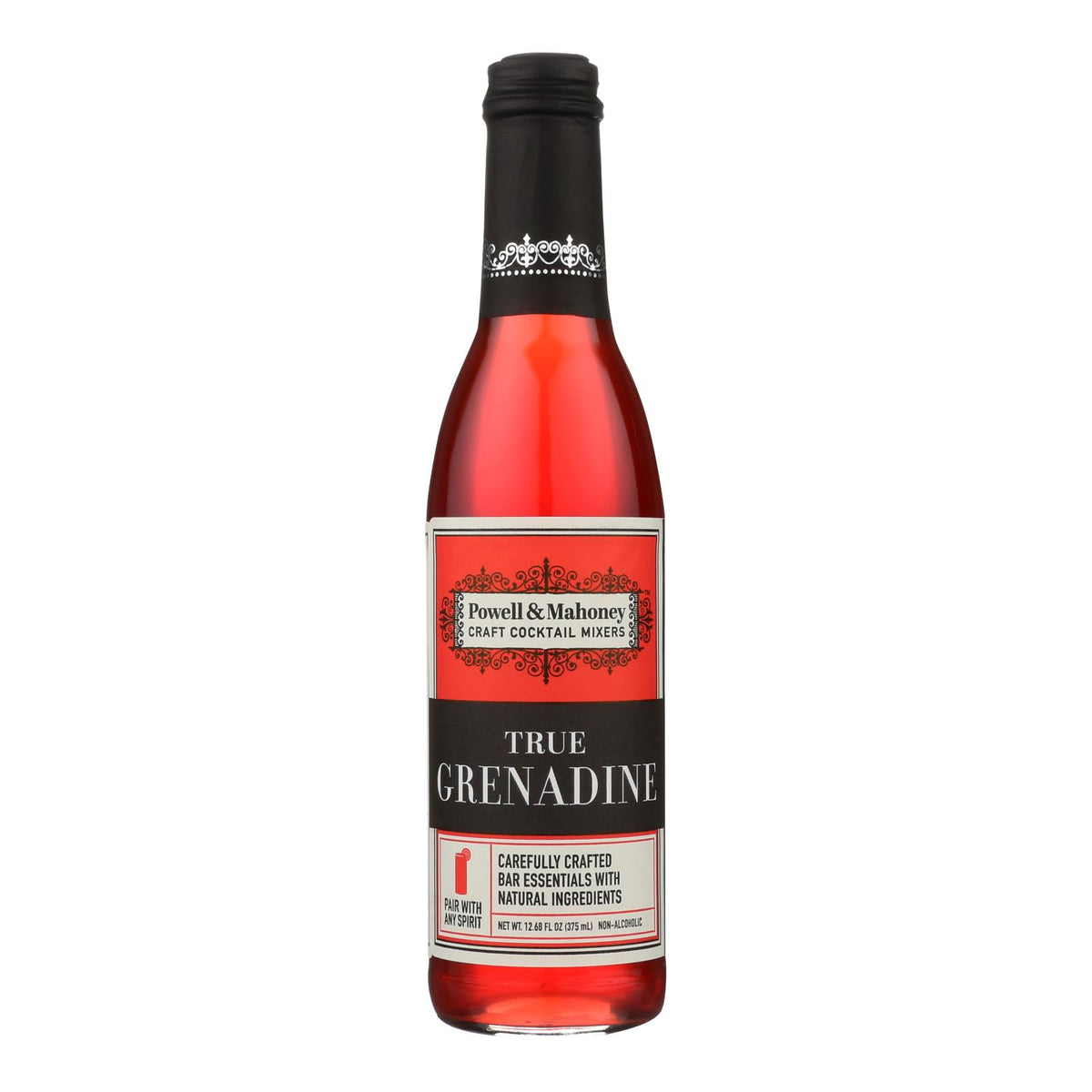 Powell And Mahoney Cocktail Mixer - True Grenadine - Case Of 6 - 12.68 Oz