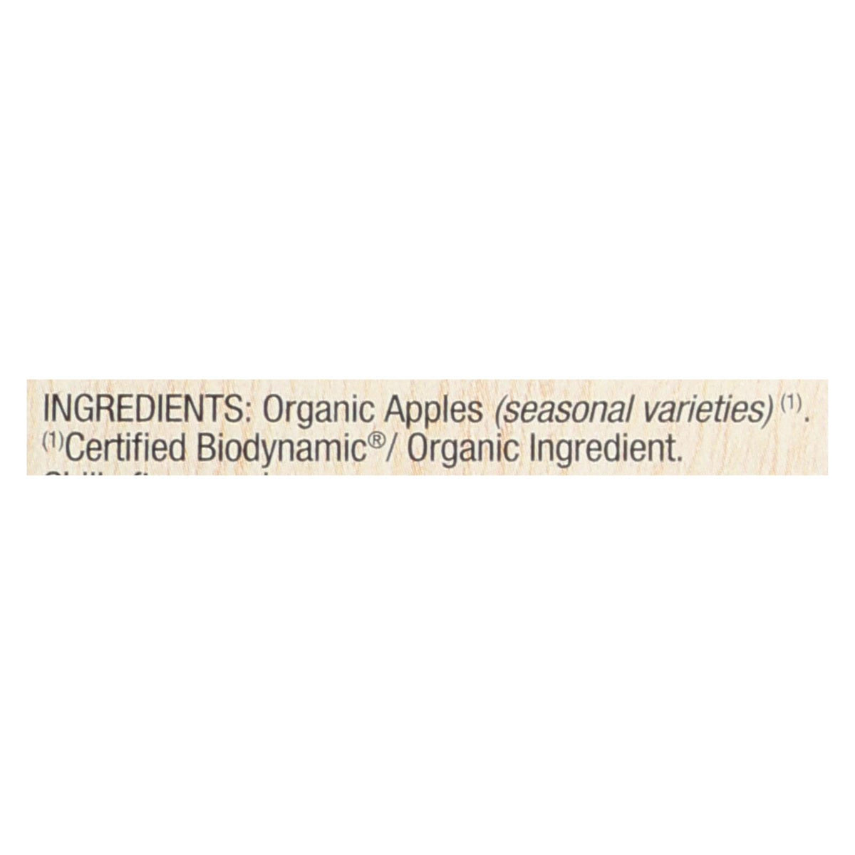 Natural Nectar Brittany Apple Sauce - Sauce - Case Of 6 - 22.2 Oz.