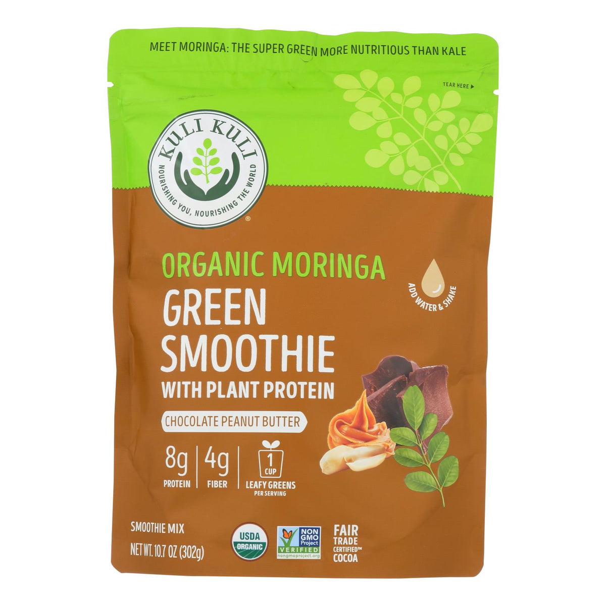 Kuli Kuli Organic Moringa Green Smoothie Mix - 1 Each - 10.7 Oz