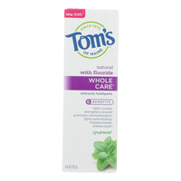 Tom's Of Maine - Tp Whole Care Sprmnt Fluor - Case Of 6 - 4 Oz