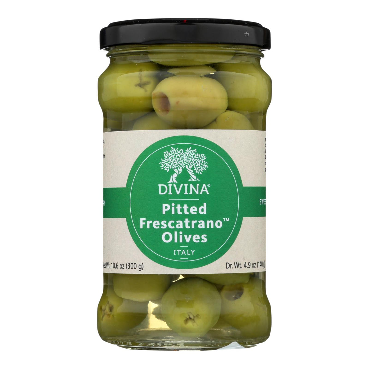 Divina - Olives Pitted Frescatrano - Case Of 6 - 4.9 Oz