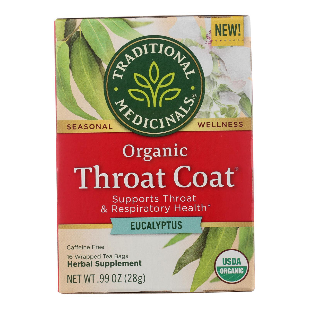 Traditional Medicinals - Herbal Tea Thrt Ct Eclyp - Case Of 6 - 16 Bag