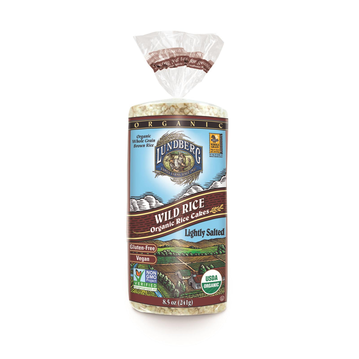 Lundberg Family Farms - Rice Cake Wild Ls - Case Of 6-8.5 Oz