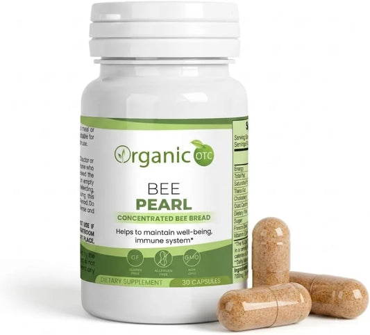 Bee Pearl Bee Bread Supplement (30 Capsules)