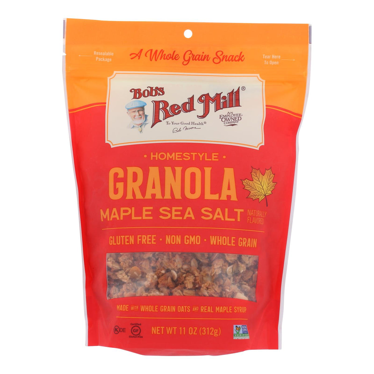 Bob's Red Mill - Granola Maple Sea Salt - Case Of 6 - 11 Oz