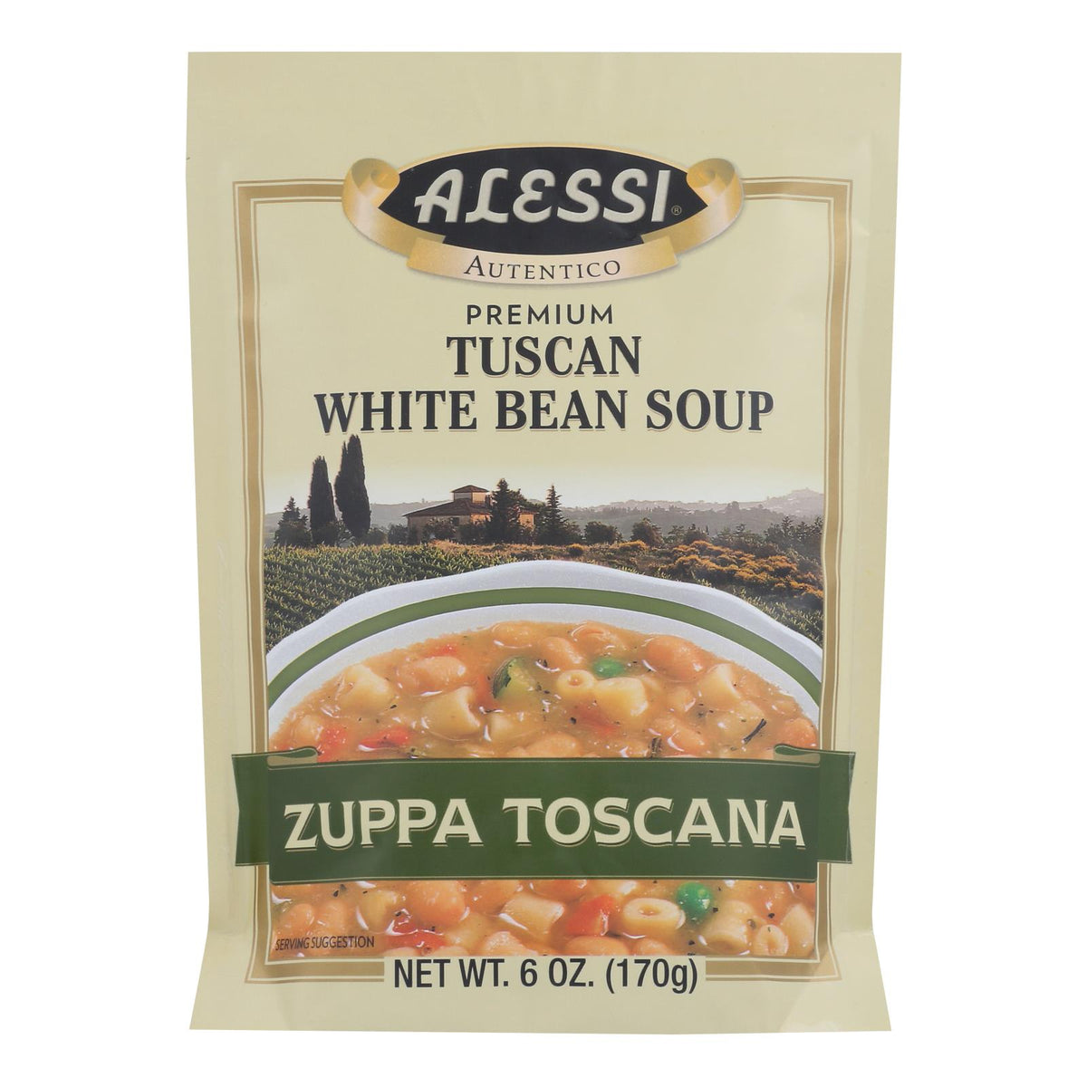 Alessi - Tuscan - White Bean Soup - Case Of 6 - 6 Oz.