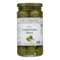 Jeff's Natural Jeff's Natural Castelvetrano Olives - Castelvetrano - Case Of 6 - 7.5 Oz.