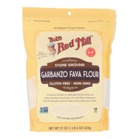 Bob's Red Mill - Flour Garbanzo/fava Gluten Free - Case Of 4 - 22 Oz