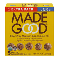 Made Good - Granola Mini Chocolate Ban - Case Of 6-5/.85oz