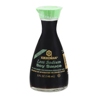 Kikkoman Soy Sauce - Less Sodium - Case Of 12 - 5 Oz.