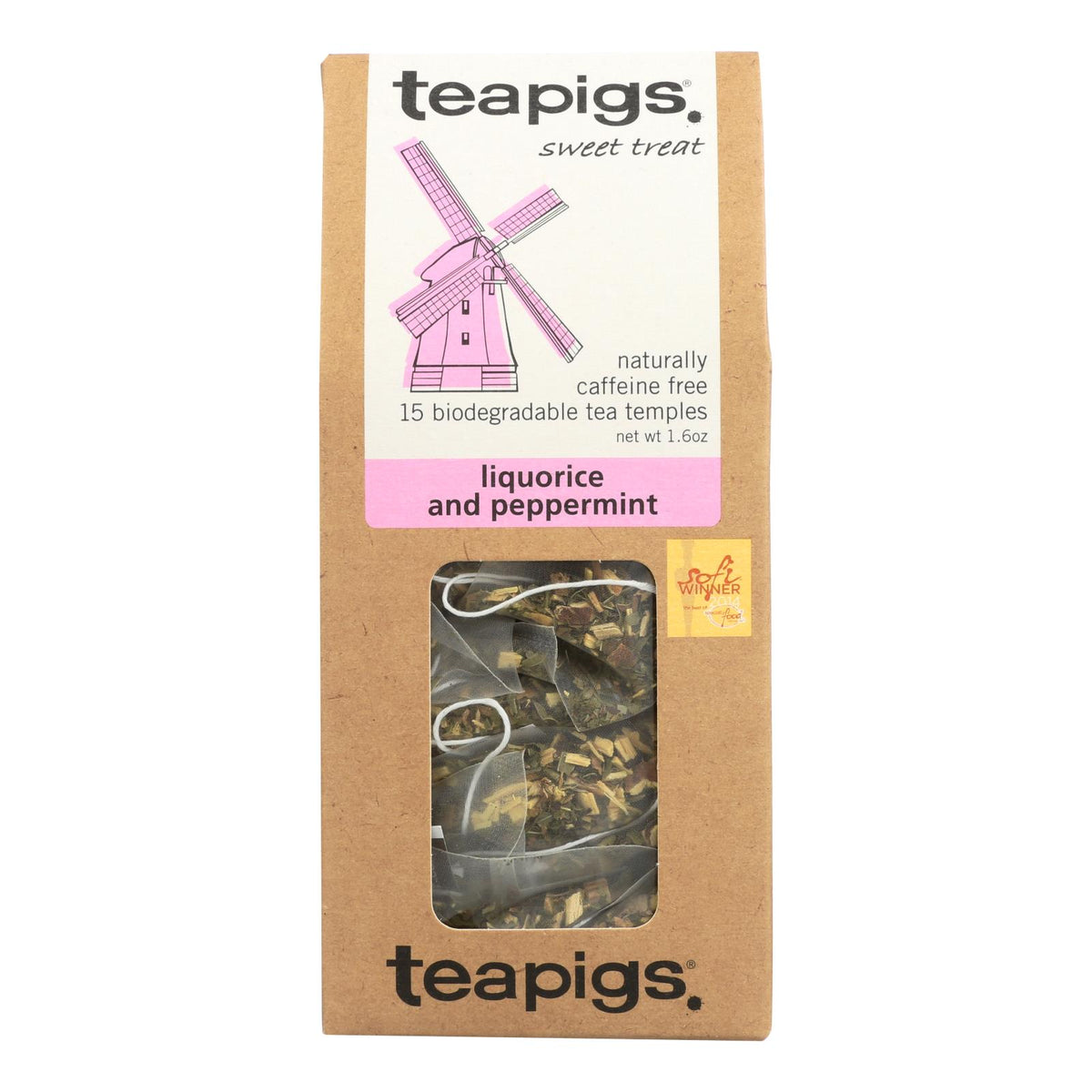 Teapigs Tea - Liquorice & Peppermnt - Case Of 6 - 15 Count.