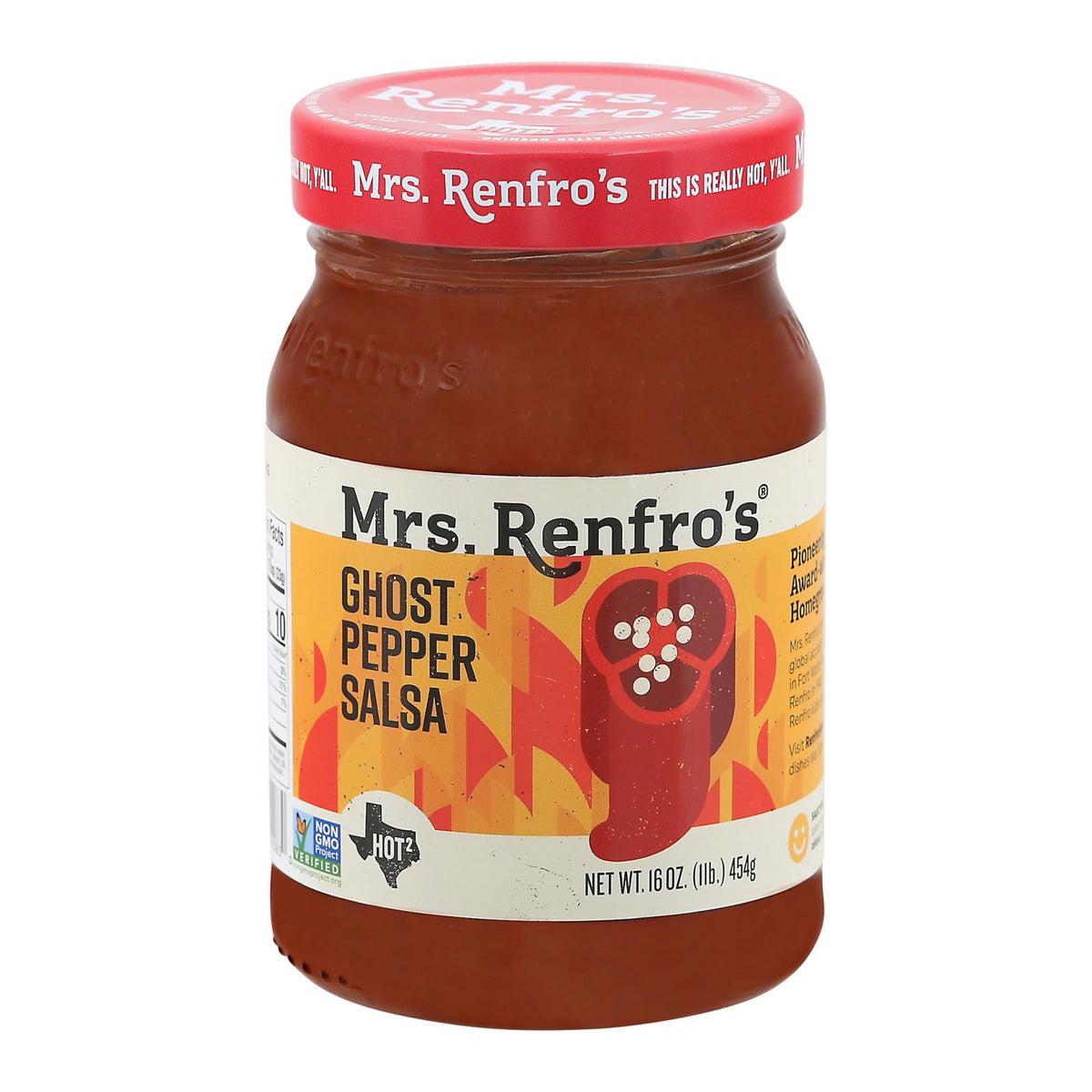 Mrs. Renfro's Ghost Pepper Salsa - Pepper - Case Of 6 - 16 Oz.