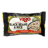 Vigo Black Bean And Rice - Case Of 12 - 8 Oz.