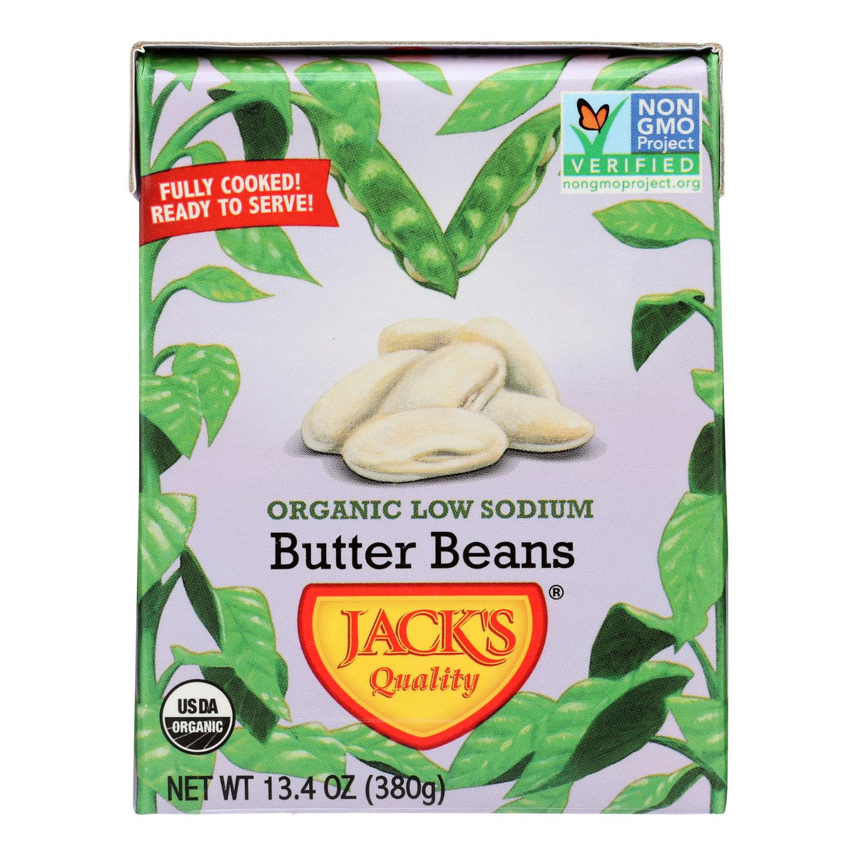 Jack's Quality Butter Beans - Case Of 8 - 13.4 Oz