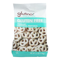 Glutino Peppermint Pretzels - Yogurt - Case Of 12 - 5.5 Oz.