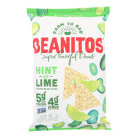 Beanitos - White Bean Chips - Hint Of Lime - Case Of 6 - 5 Oz.