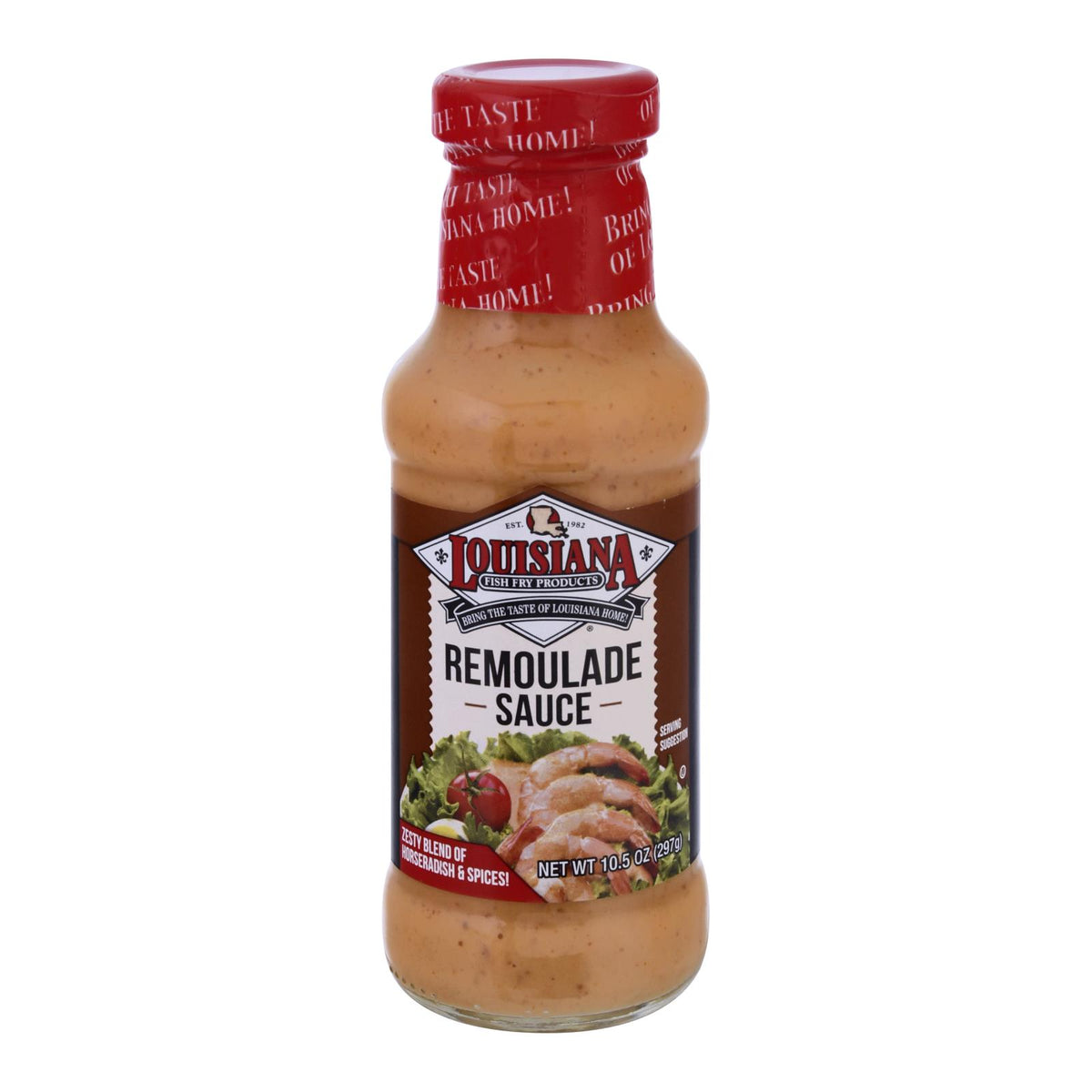 La Fish Fry Remoulade Sauce - Dressing - Case Of 12 - 10.5 Oz.