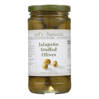 Jeff's Natural Jeff's Natural Jalapeno Stuffed Olives - Jalapeno Stuffed Olives - Case Of 6 - 7.5 Oz.