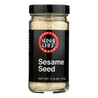 Sushi Chef White Sesame Seeds - Case Of 12 - 3.75 Oz.