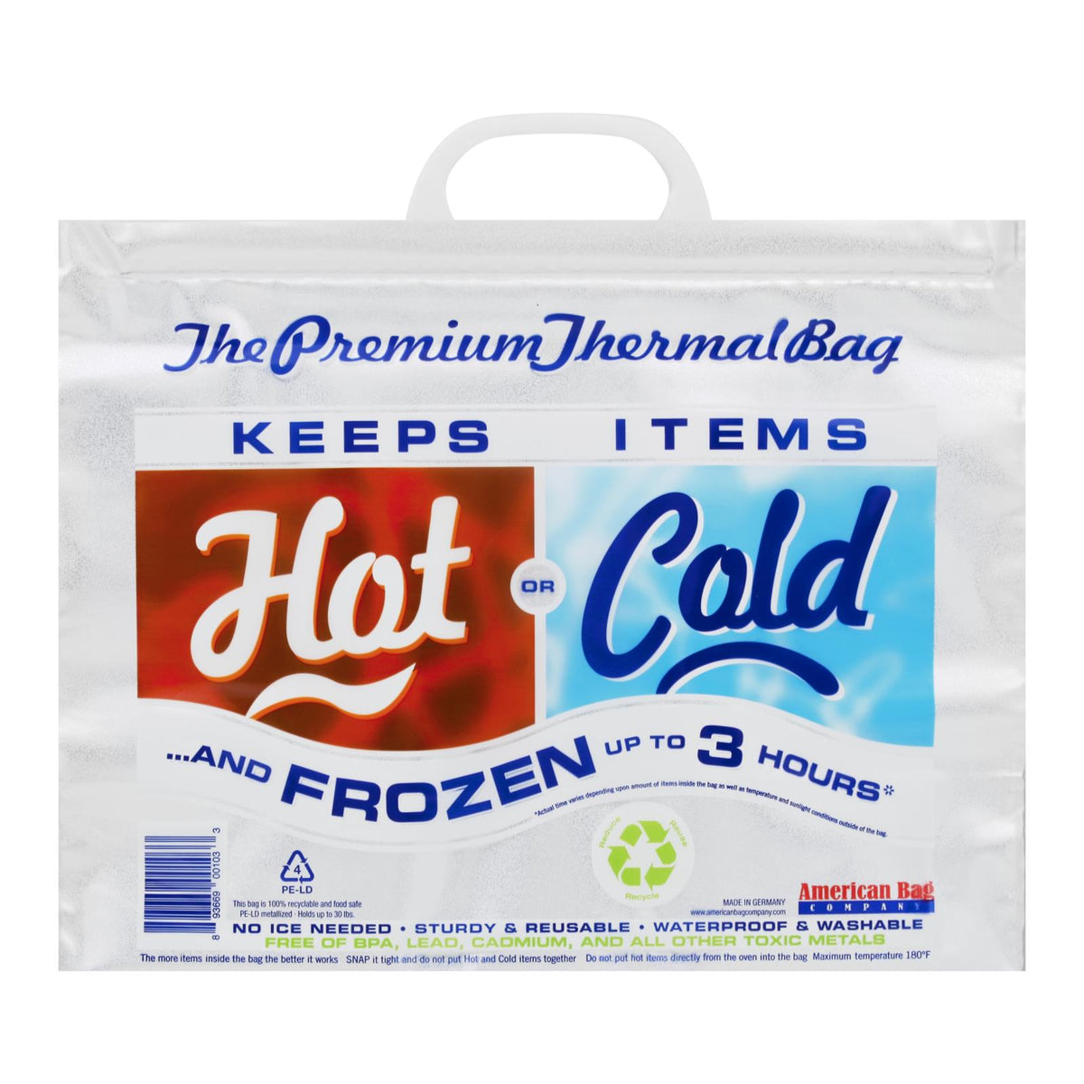 American Bag Company - Hot/cold Bag Small - Case Of 50 - Ct