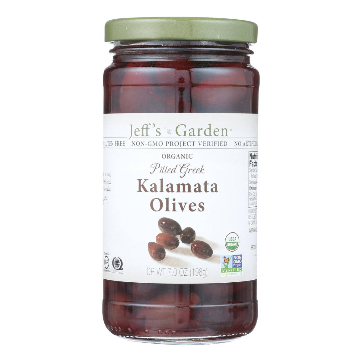 Jeff's Natural Jeff's Natural Kalamata Olive - Kalamata - Case Of 6 - 7 Oz.