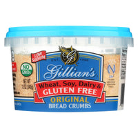 Gillian's Food Plain Bread Crumbs - Original - Case Of 12 - 12 Oz.