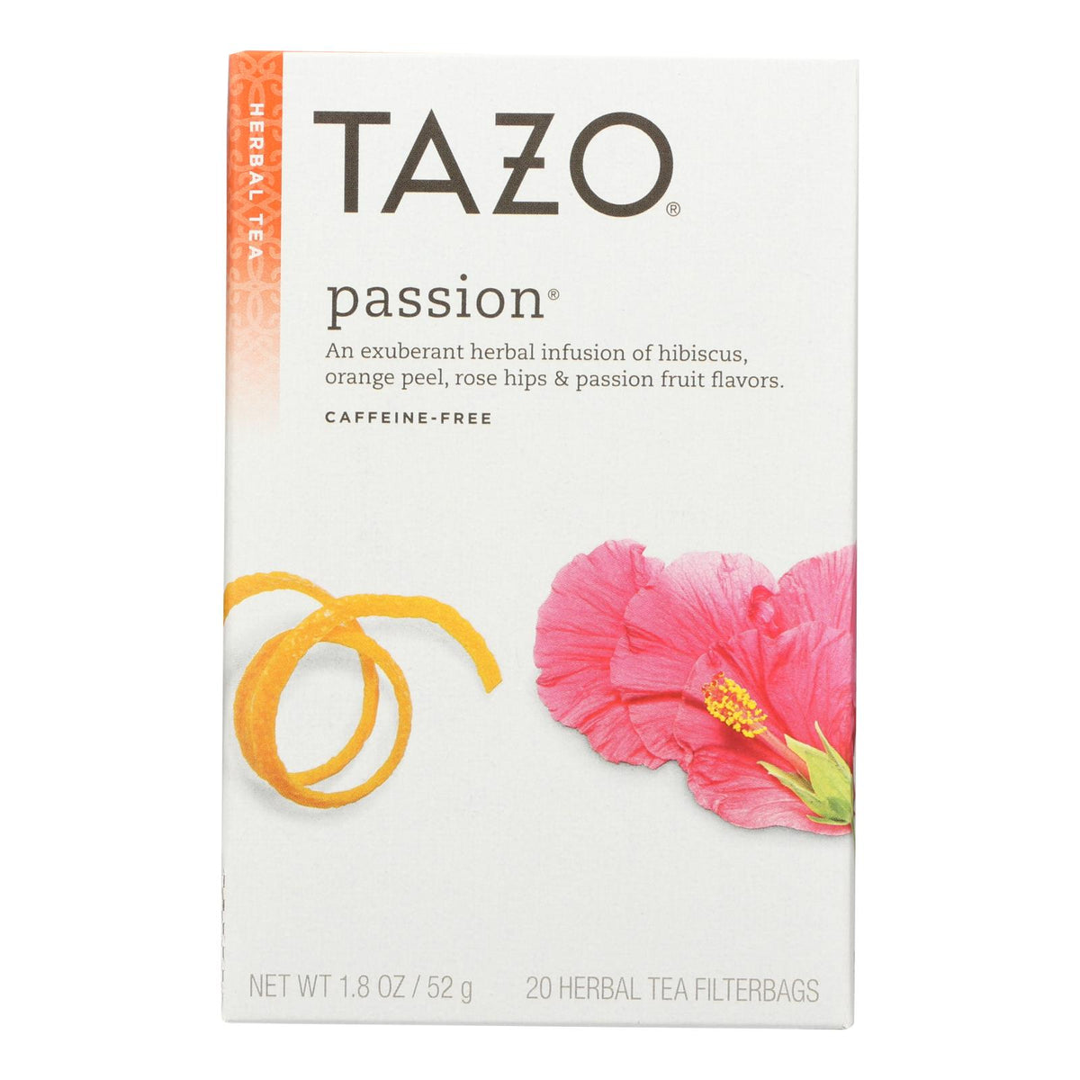 Tazo Tea Herbal Tea - Passion - Case Of 6 - 20 Bag