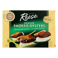 Reese Oysters - Smoked - Medium - 3.7 Oz - Case Of 10