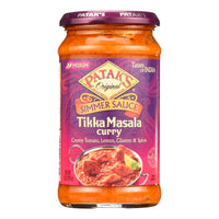 Pataks Simmer Sauce - Tikka Masala Curry - Medium - 15 Oz - Case Of 6