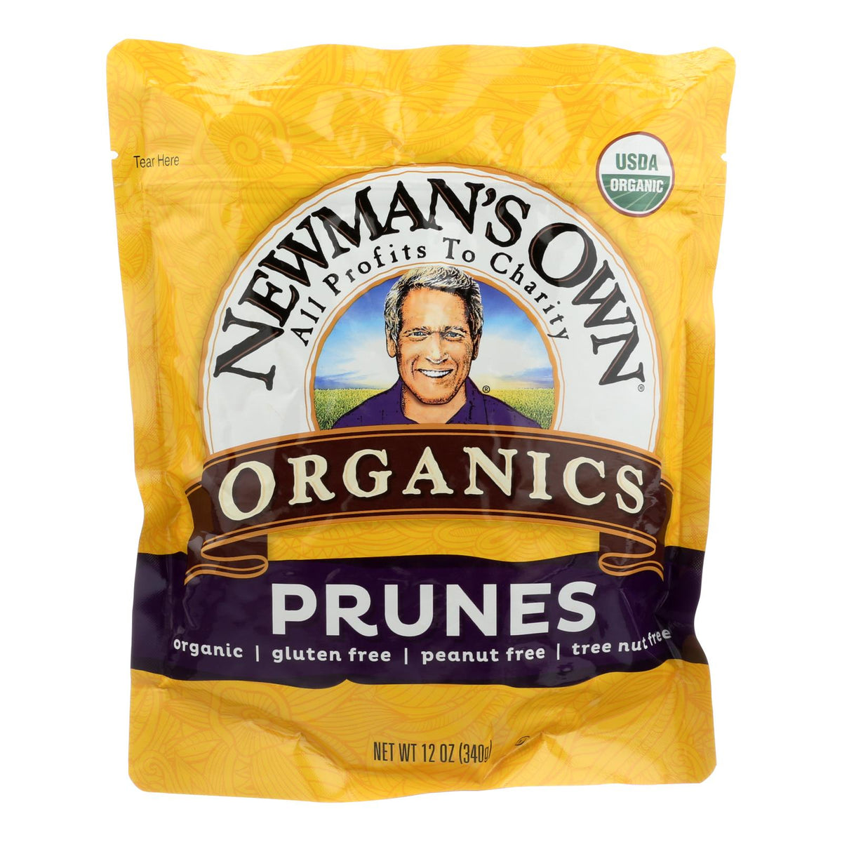 Newman's Own Organics Organic Pitted - Prunes - Case Of 12 - 12 Oz.