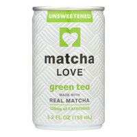 Matcha Love Unsweetened Tea - Case Of 20 - 5.2 Oz.