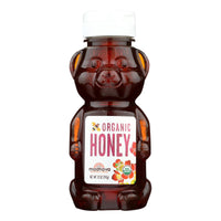 Madhava Honey Organic Honey Bear - Case Of 6 - 12 Oz.