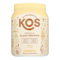 Kos - Protein Pwdr  Vanilla - 1 Each -20.6 Oz