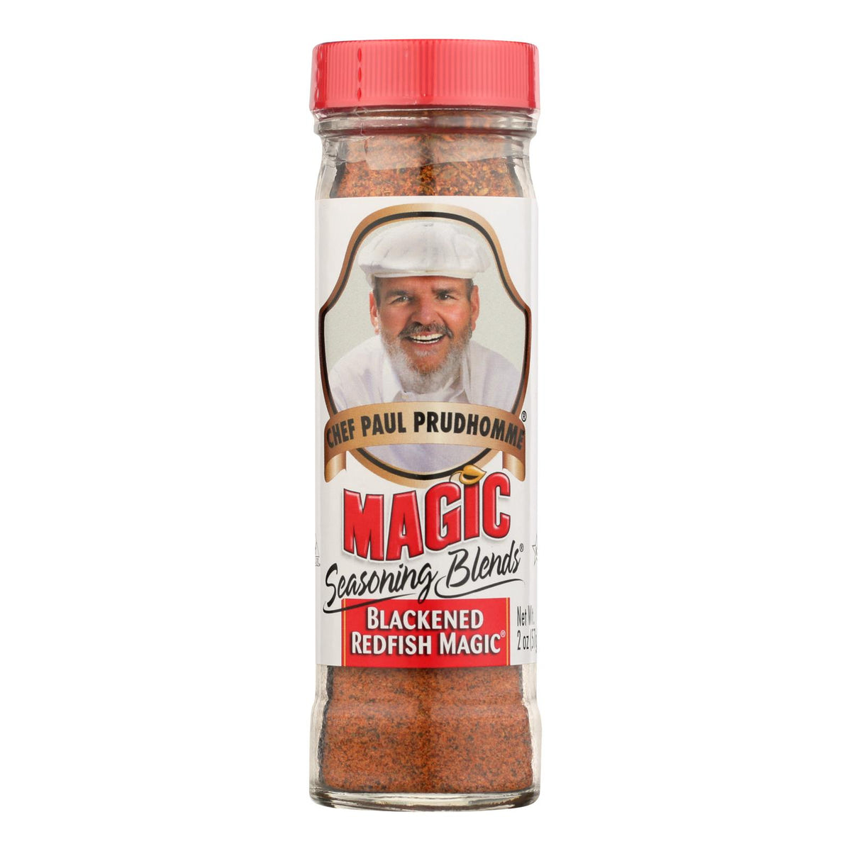 Magic Seasonings Chef Paul Prudhommes Magic Seasoning Blends - Blackened Redfish Magic - 2 Oz - Case Of 6