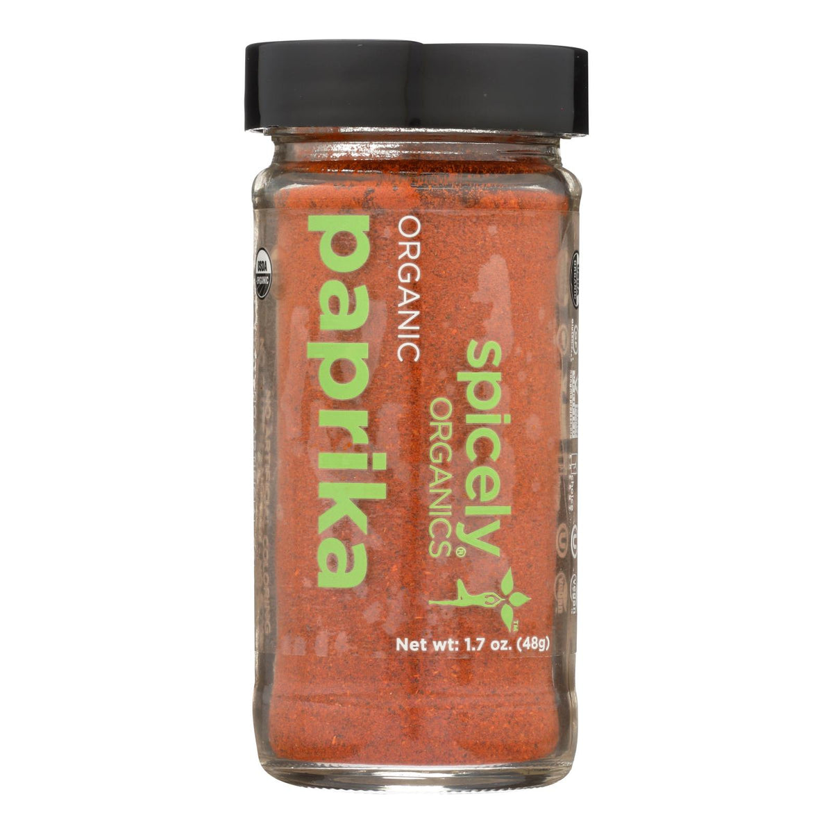 Spicely Organics - Organic Paprika - Case Of 3 - 1.7 Oz.