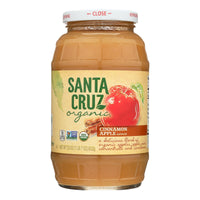 Santa Cruz Organic Apple Sauce - Cinnamon - Case Of 12 - 23 Oz.